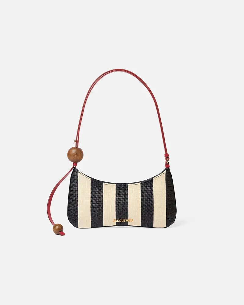 Jacquemus The Bisou Perle - Natural/Black Natural