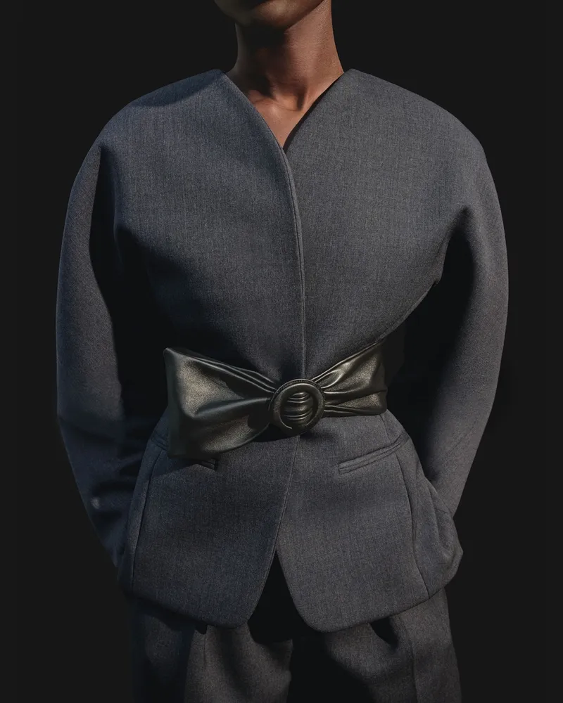 Jacquemus Die Ovalo Jacke - Dark Grau Dark