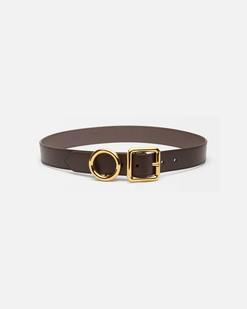 Jacquemus The Regalo Belt - Midnight Brown Midnight