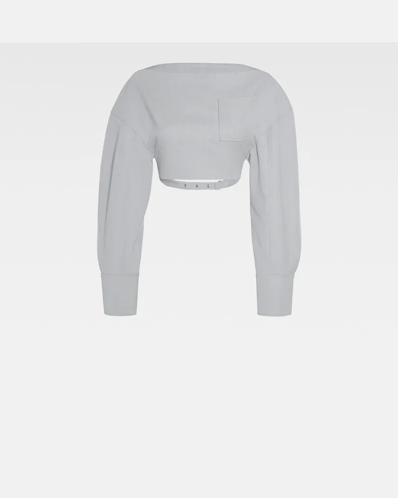 Jacquemus The Casaco Top - Light Grey Light