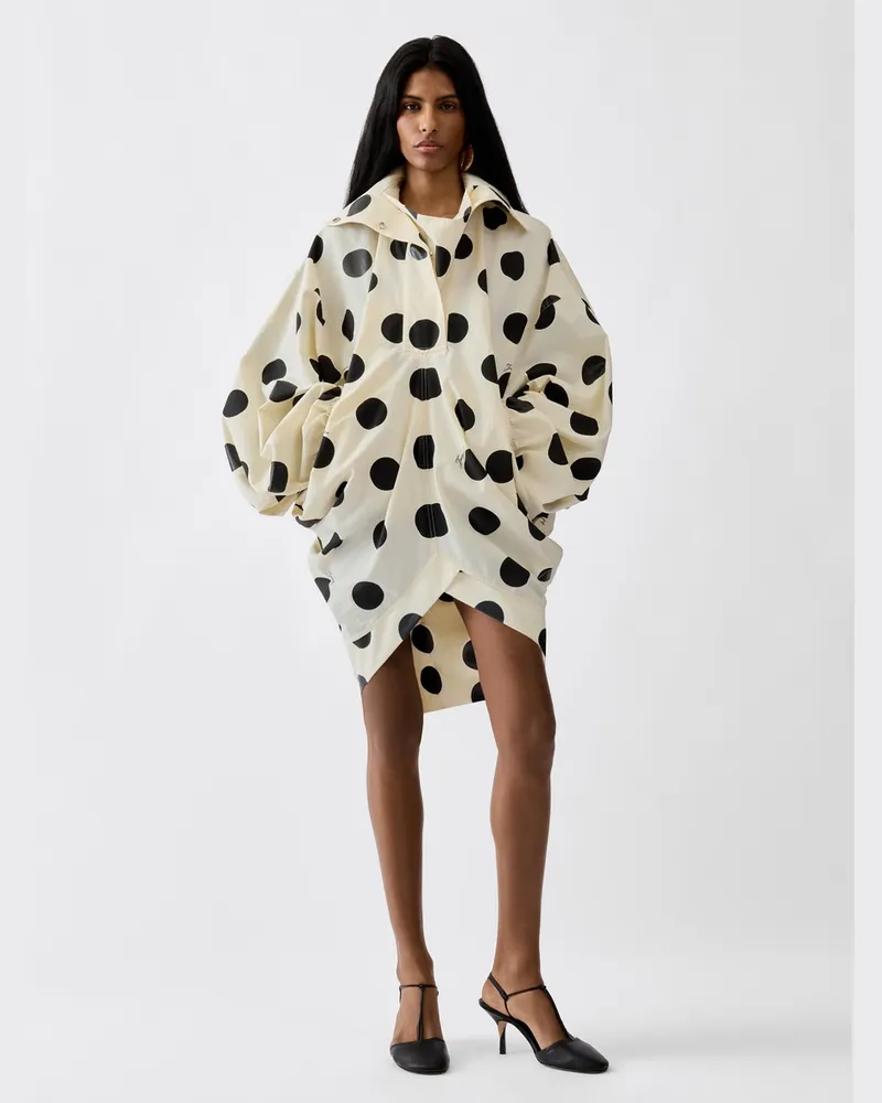 Jacquemus Der Losange Anorak - Print Dots Logo Off-white Print