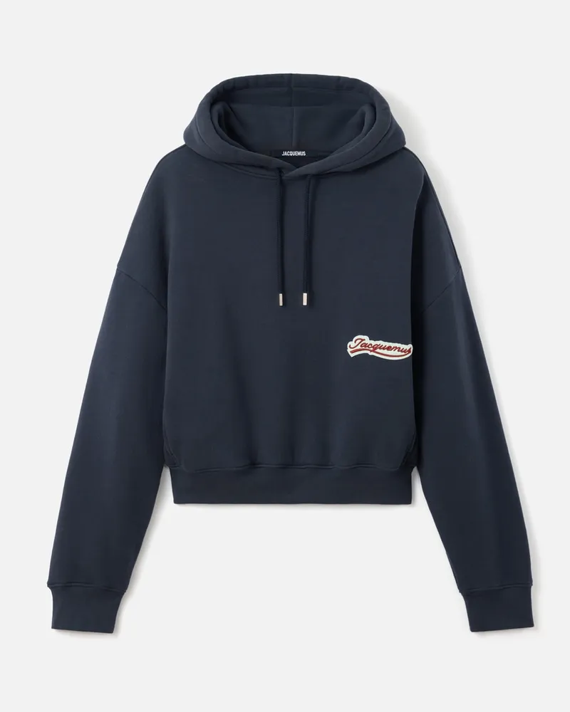 Jacquemus The Gio Hoodie - Varsity Patch Navy Varsity