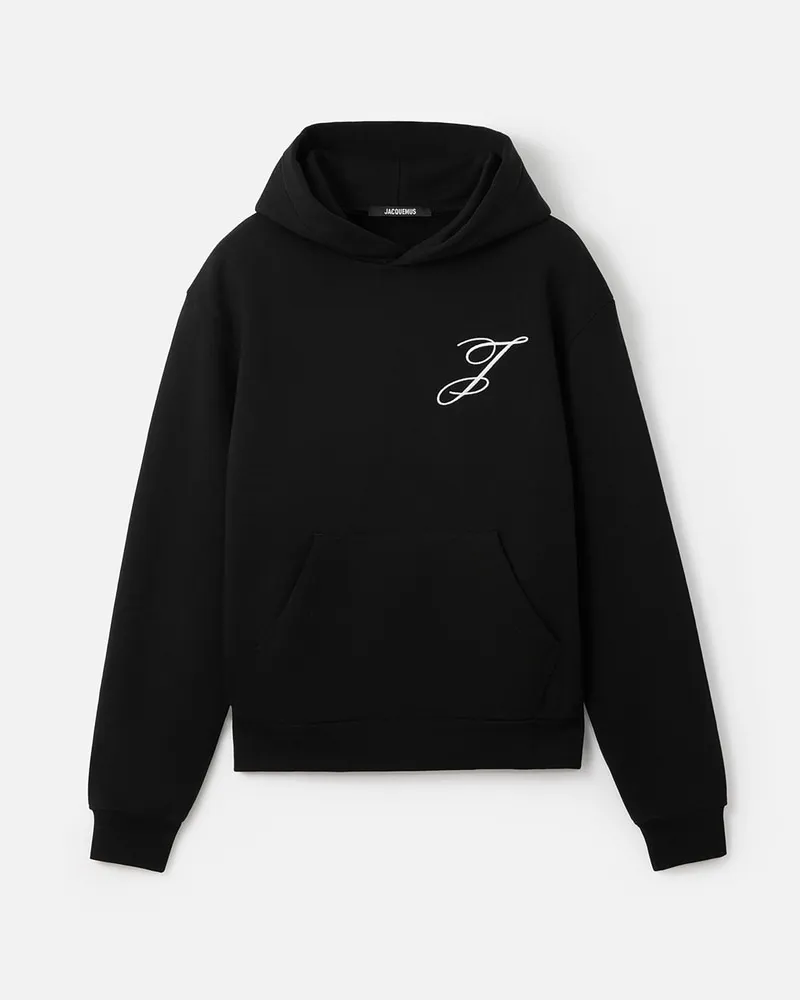 Jacquemus Der Logo Kapuzenpullover - Schwarz Schwarz