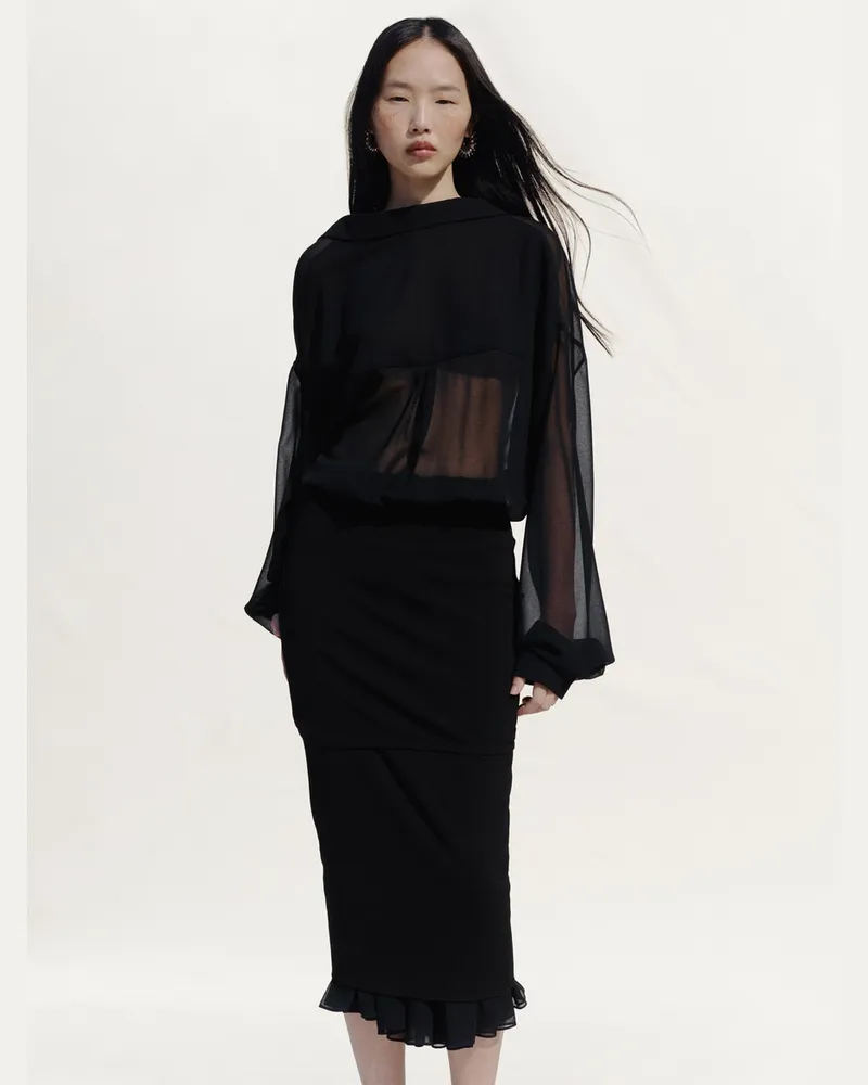 Jacquemus Das Siroco Kleid - Schwarz Schwarz