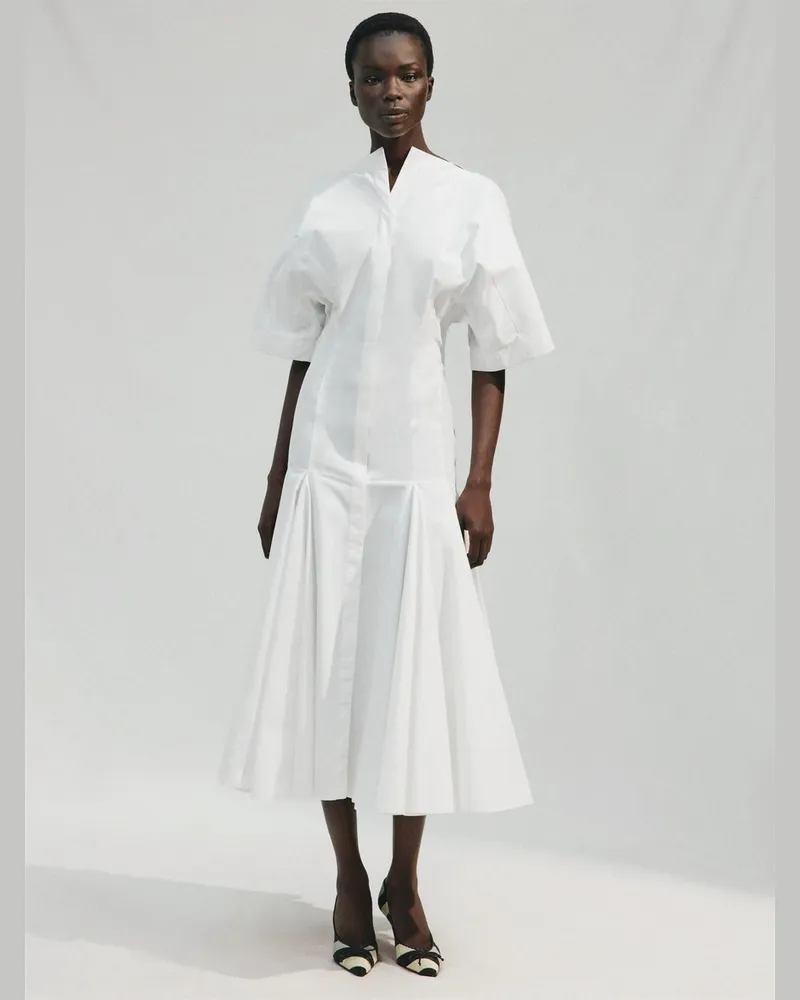 Jacquemus Das Moisson Kleid - Weiß Weiß
