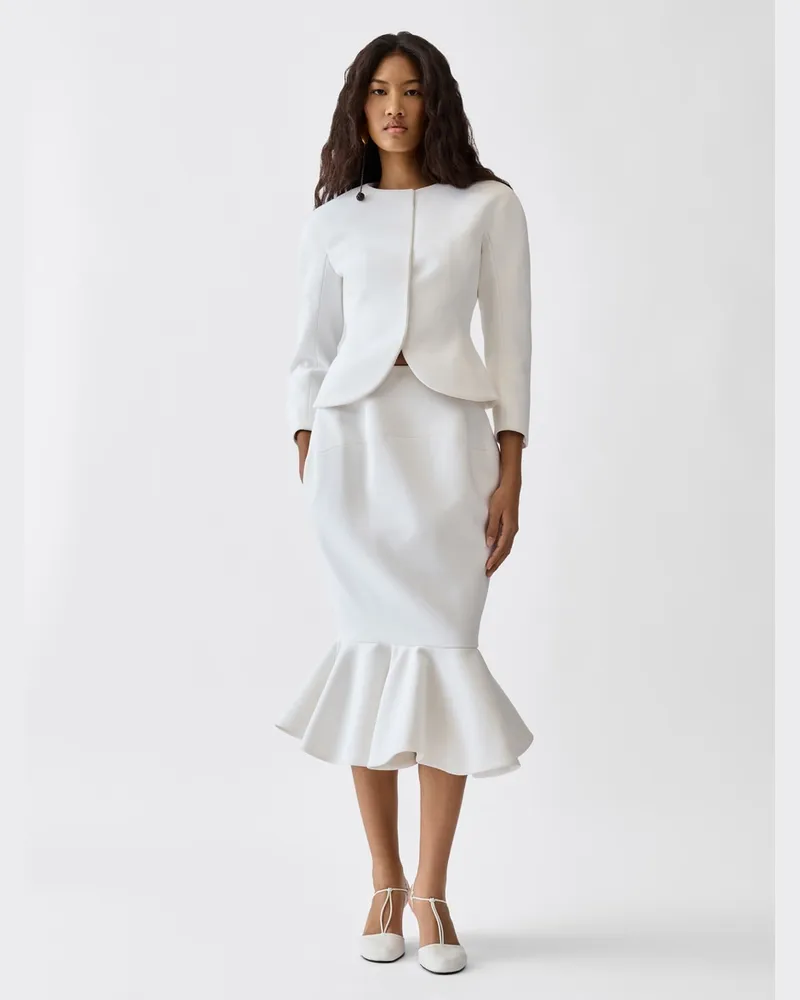 Jacquemus Die Palmier Jacke - Weiß Weiß