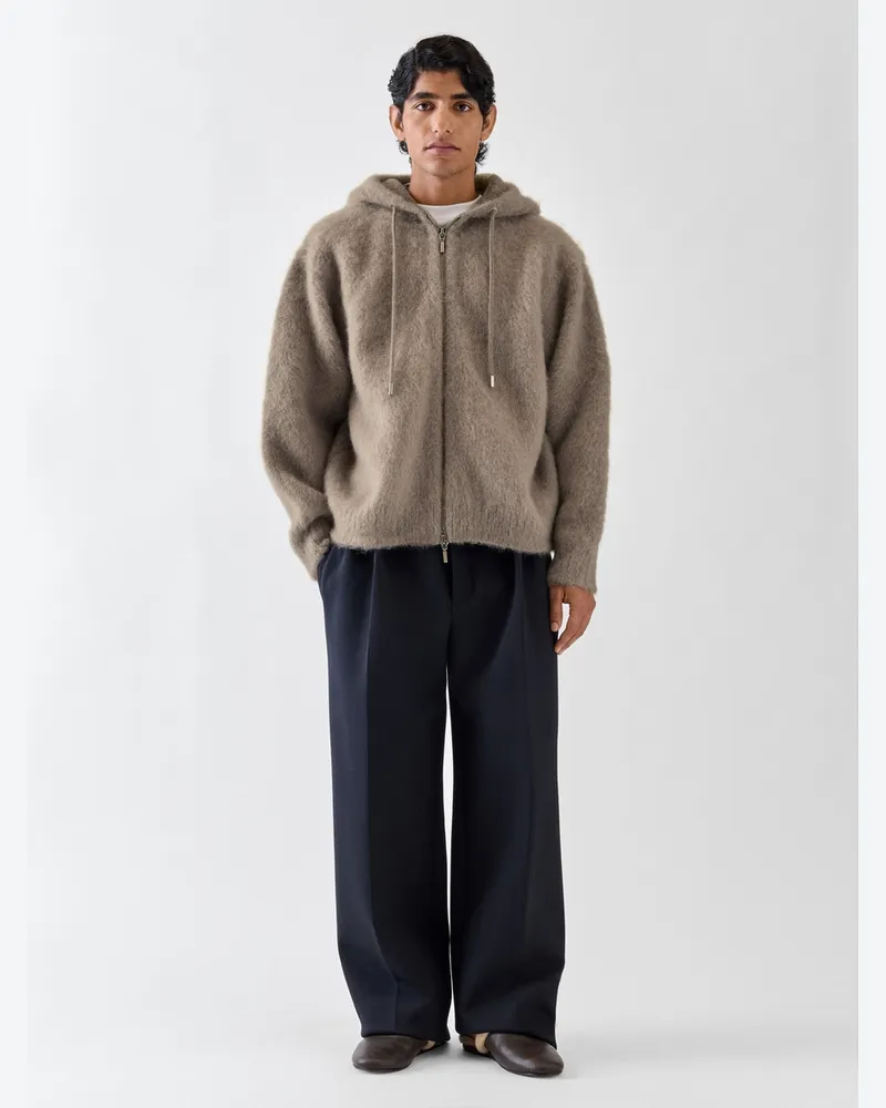 Jacquemus Der Nuvola Cardigan Mit Reißverschluss - Light Taupe Light