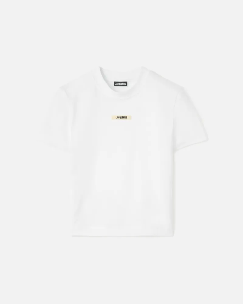 Jacquemus Le T-shirt Gros Grain - Weiß Weiß