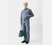 Die Canevas De-Nîmes Jeansjacke - Blau