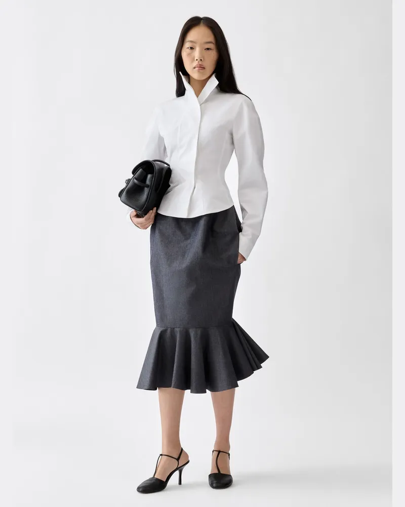 Jacquemus Das Tulipe Hemd - Weiß Weiß