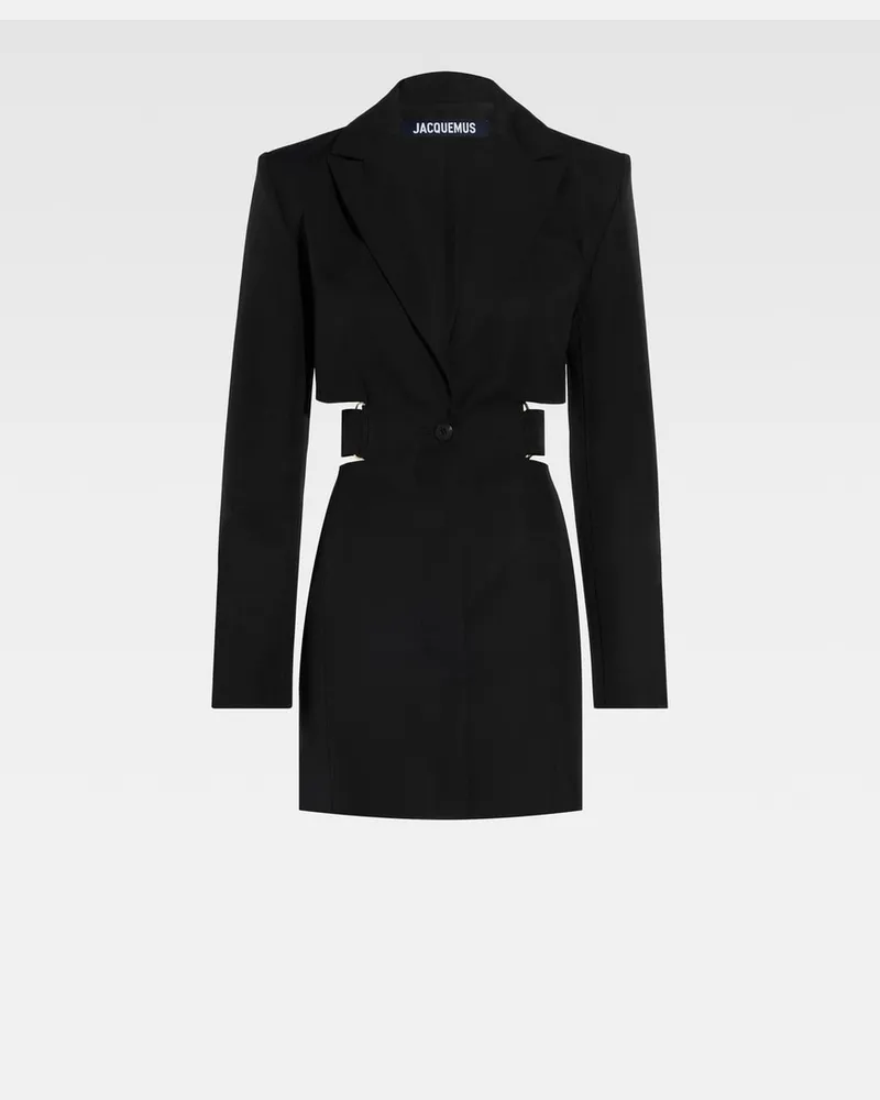 Jacquemus The Bari Dress - Black Black