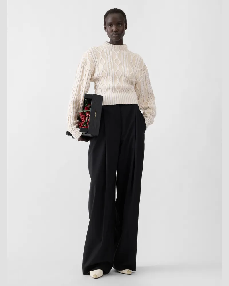Jacquemus Der Amelo - Weiß Elfenbein