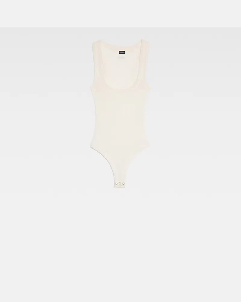 Jacquemus The Gros Grain Bodysuit - White White