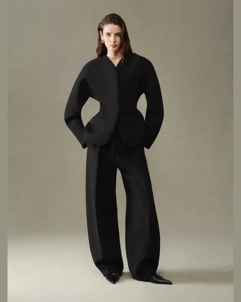Jacquemus Die Ovalo Jacke - Schwarz Schwarz
