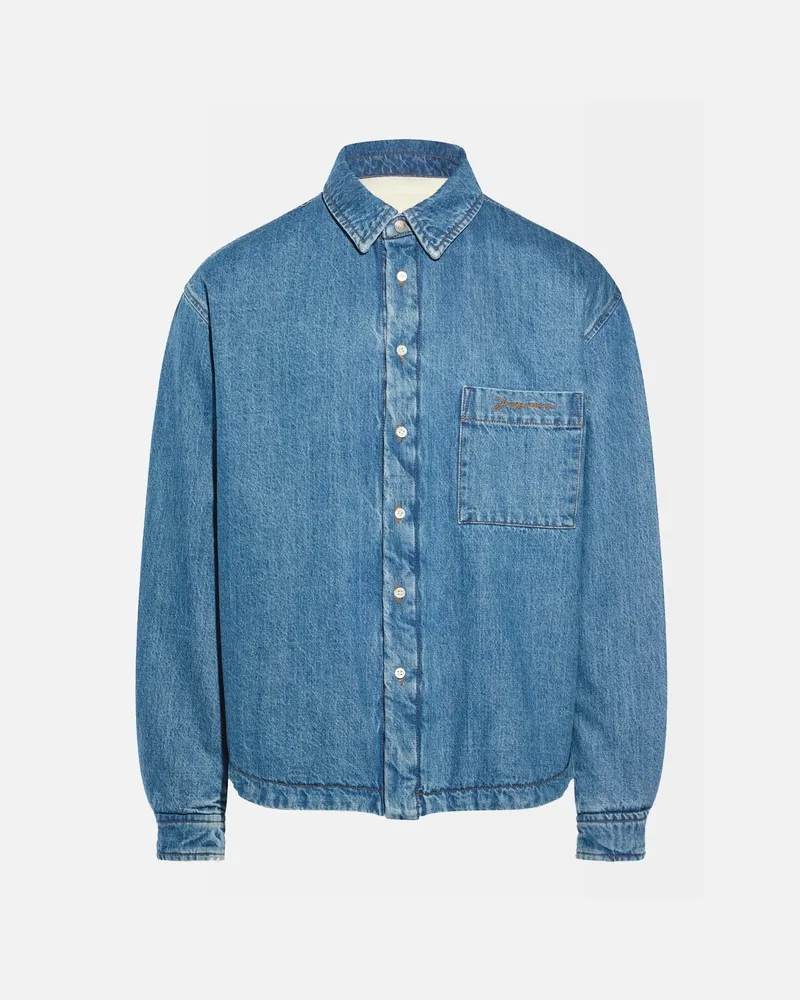 Jacquemus Das Boulanger T-Shirt - Blau/Tabac Blau