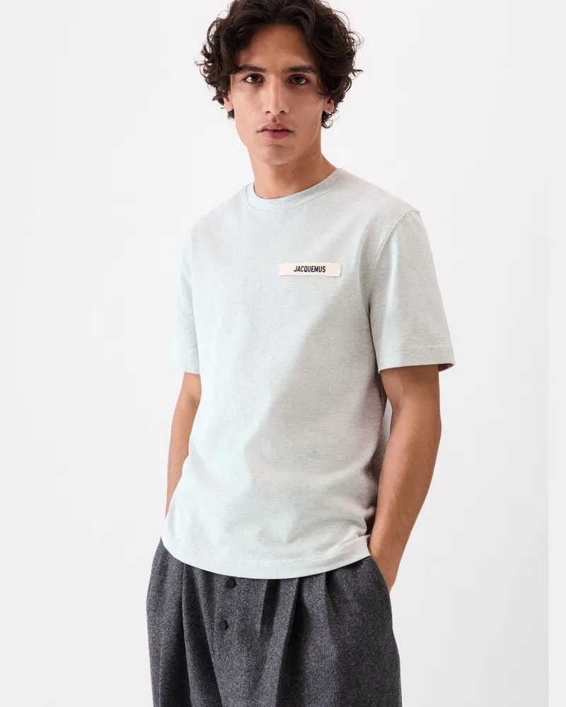 Jacquemus The Gros Grain T-shirt - Grey Grey