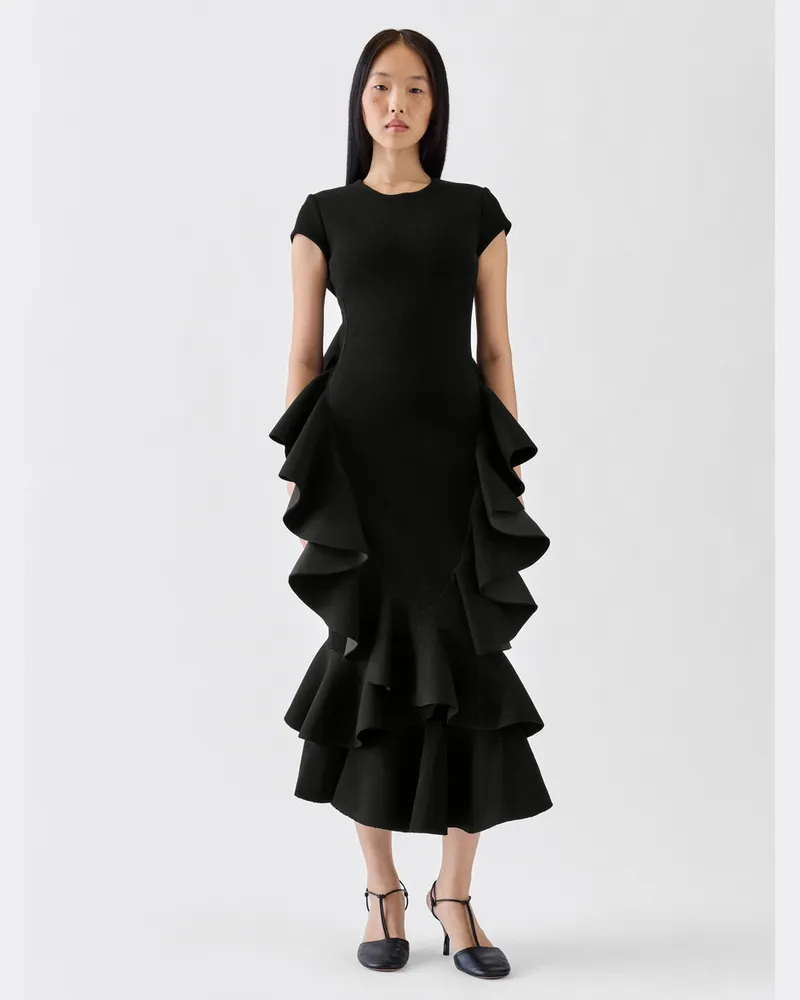 Jacquemus Das Poisson Kleid - Schwarz Schwarz