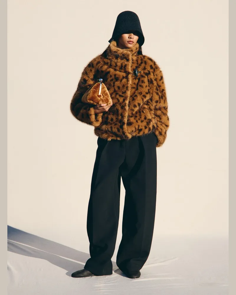 Jacquemus Die Fernando Jacke - Animal Braun Animal