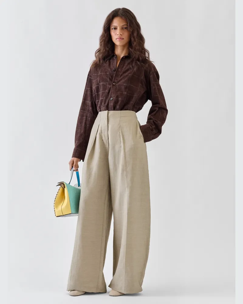 Jacquemus Die Ovalo Hose - Beige Beige