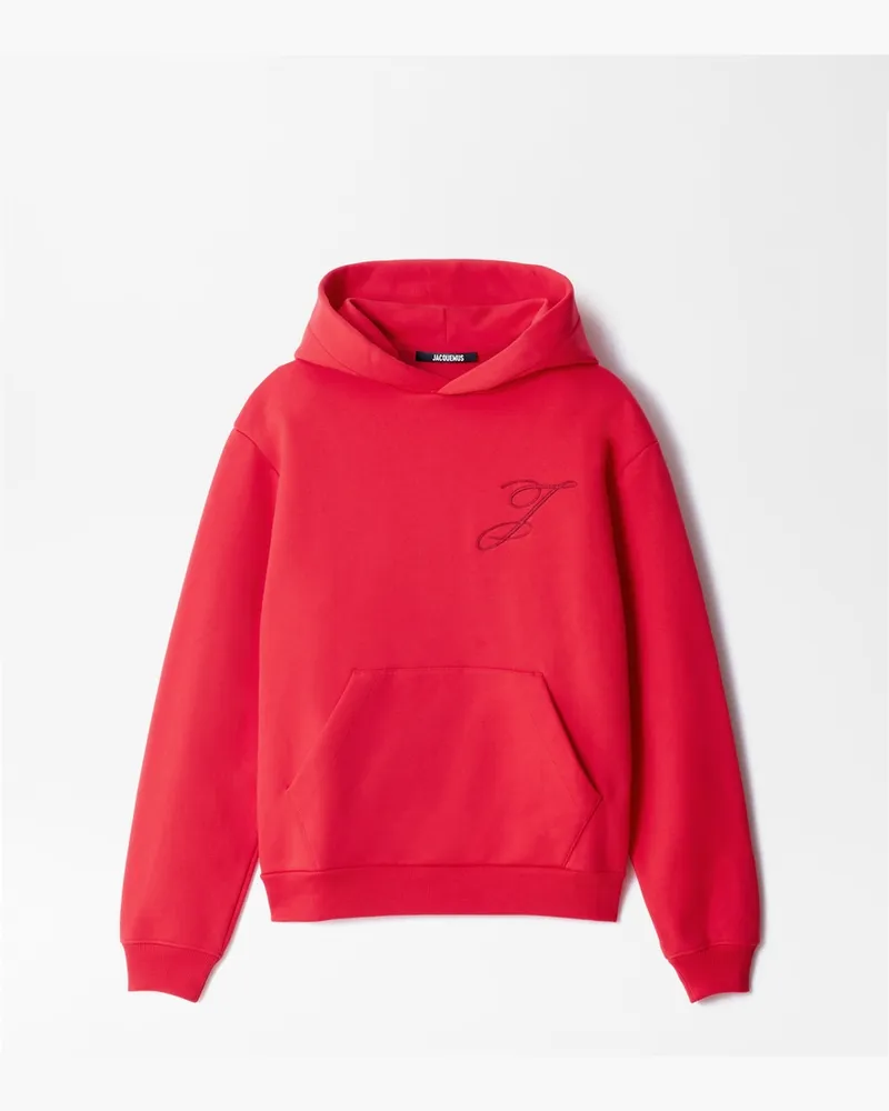 Jacquemus Der Logo Kapuzenpullover - Rot Rot