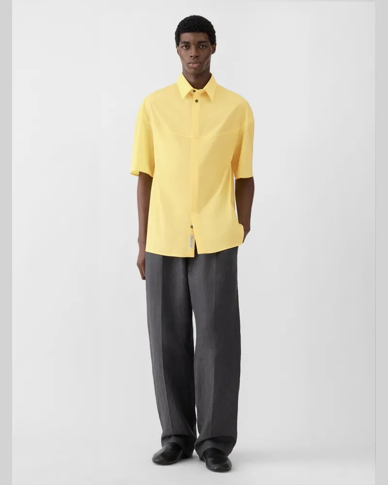 Jacquemus The Atelier Short-sleeve Shirt - Yellow Yellow