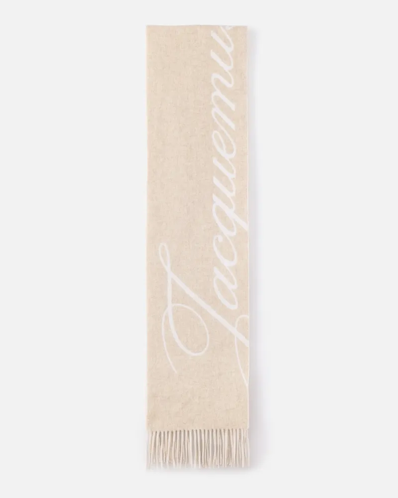 Jacquemus Der Atelier Schal - Beige Hellbeige