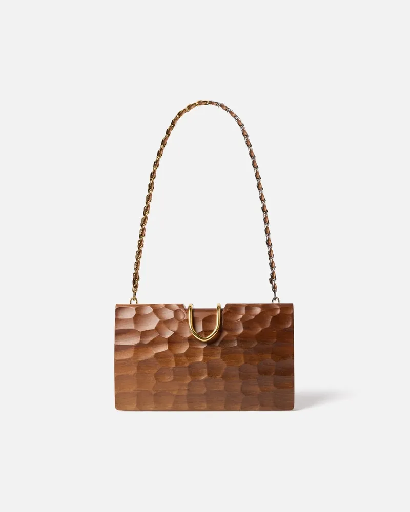 Jacquemus The Bambino Clutch Bag - Brown Brown