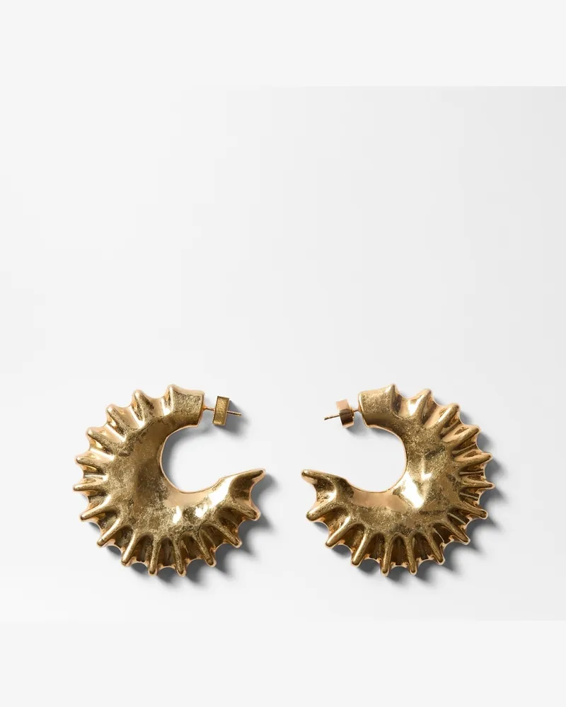 Jacquemus The Hippocampe Hoop Earrings - Gold Gold