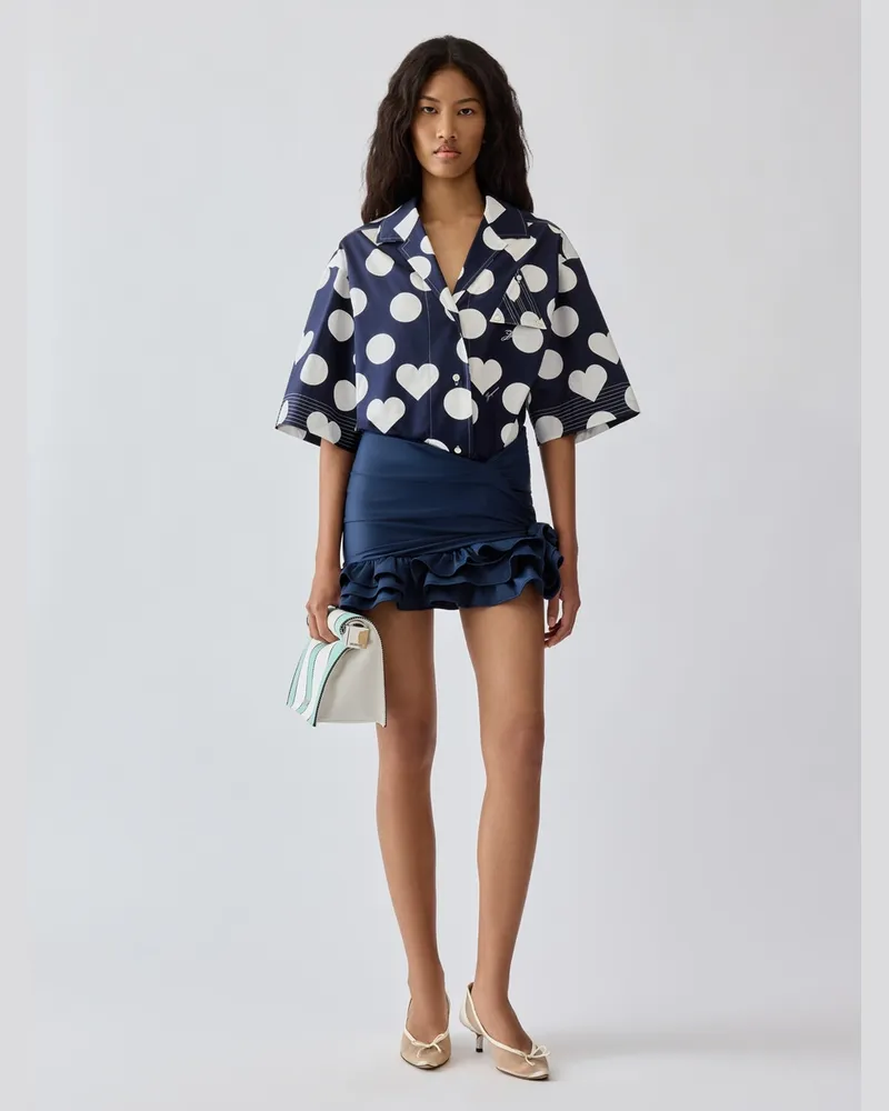 Jacquemus Der Playa Mini-Rock - Marineblau Marineblau