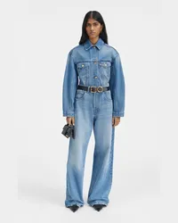 Jacquemus The Wide De-nîmes Denim Pants - Blue/Tabac Blue