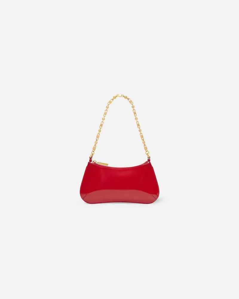 Jacquemus The Small Bisou Chaine - Red/Gold Red