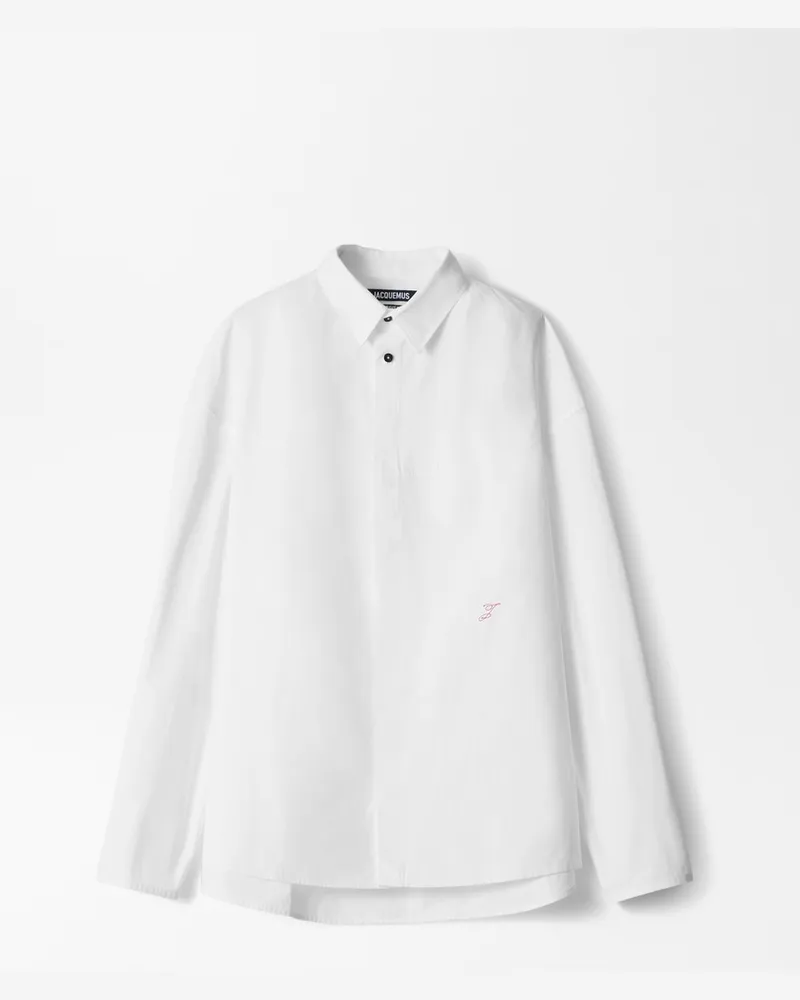 Jacquemus The Atelier Long-sleeve Shirt - White White