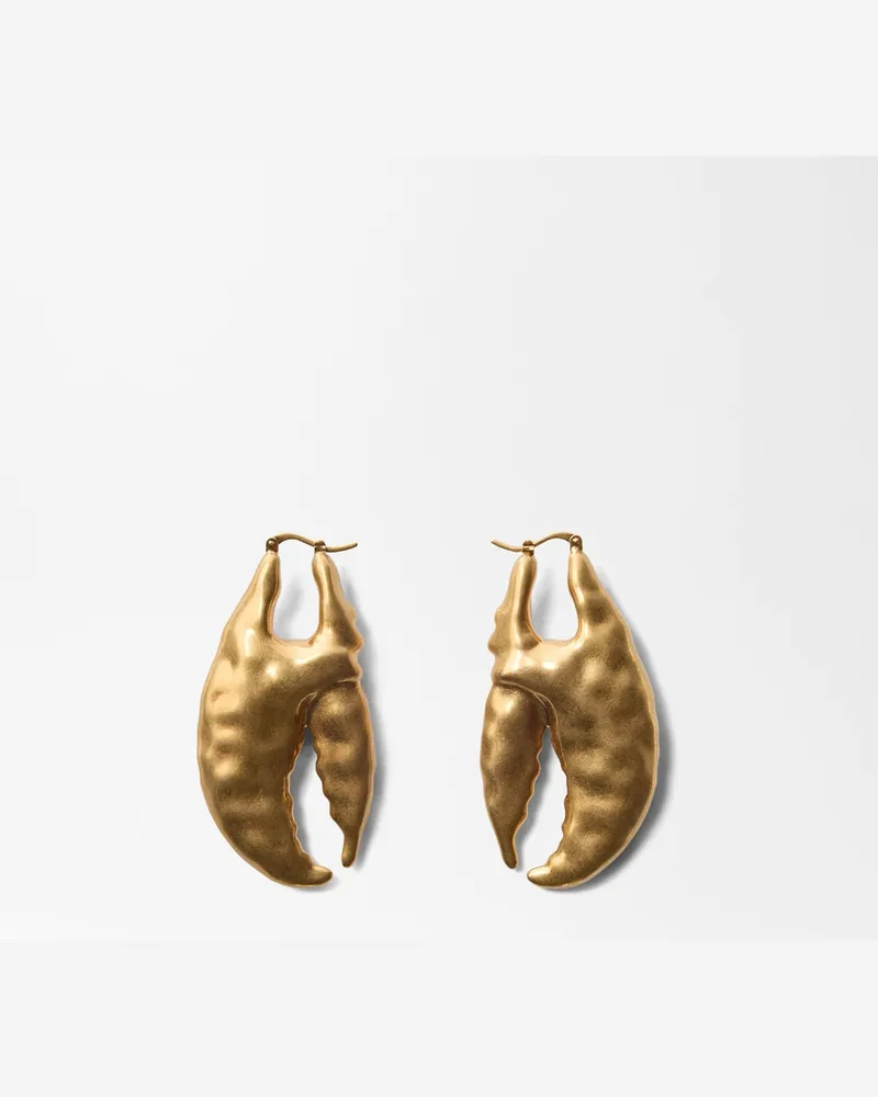 Jacquemus Die Homard Ohrringe - Gold Gold