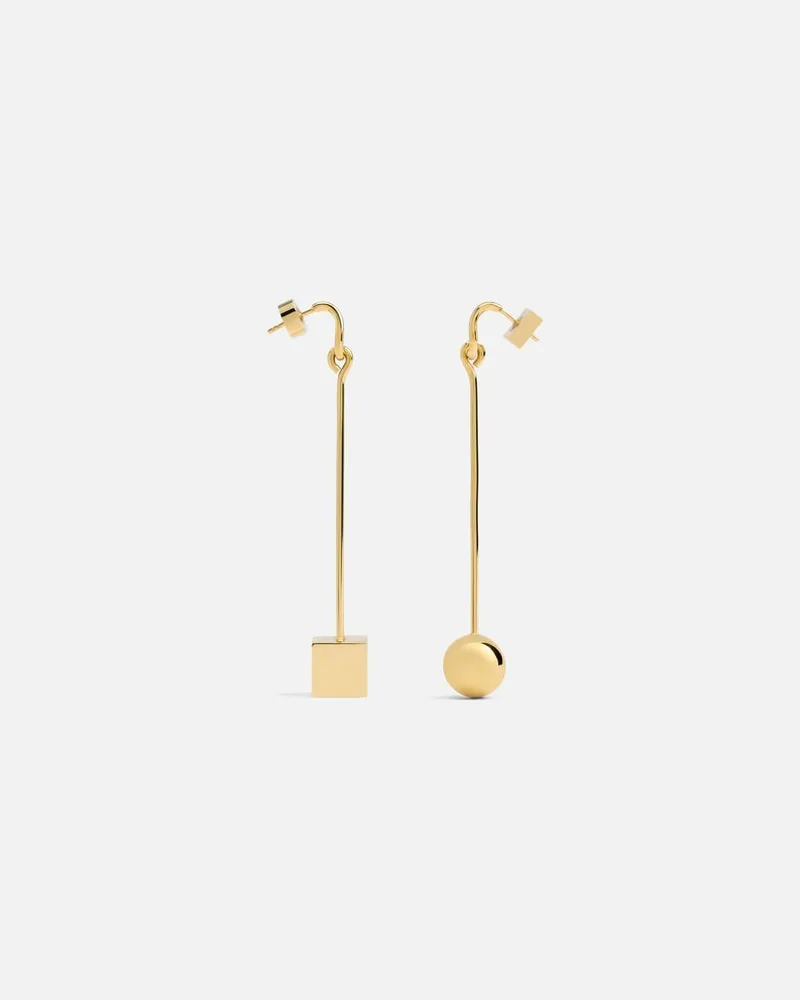 Jacquemus The Nodo Earrings - Gold Gold