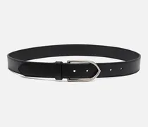 The Bambino Belt - Black/Silver