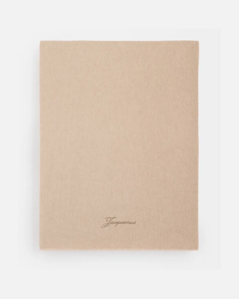 Jacquemus Der Tailleur Schal - Beige Beige