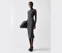 Das Alba Midikleid - Dark Grau