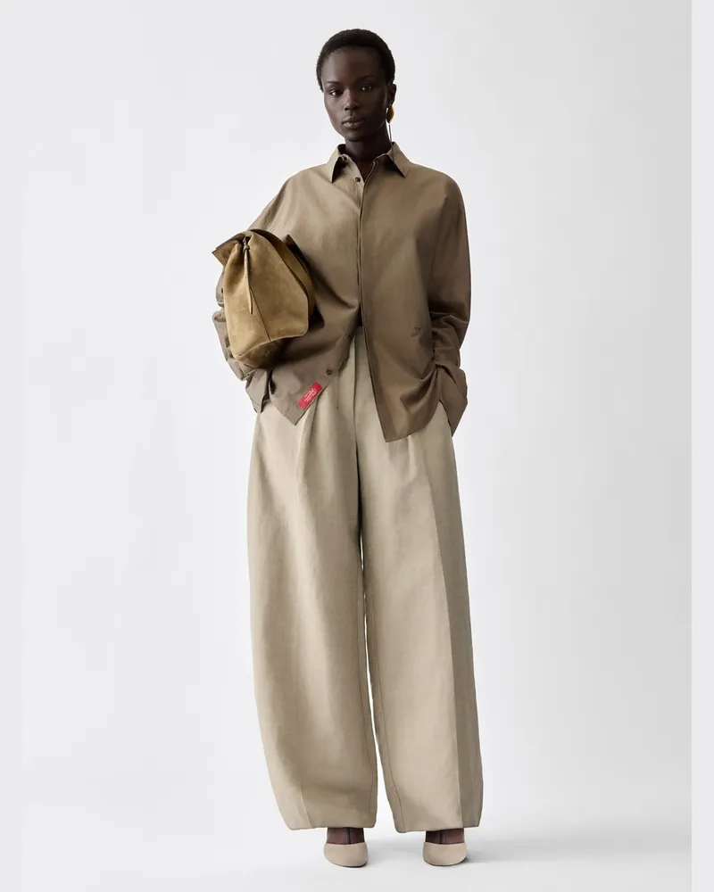 Jacquemus Die Ovalo Hose - Beige Beige