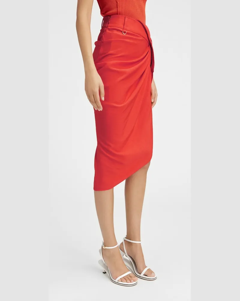 Jacquemus The Saudade Skirt - Orange Orange