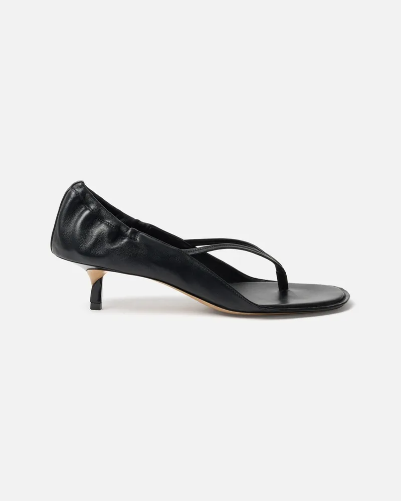 Jacquemus The Low Sandals - Black Black