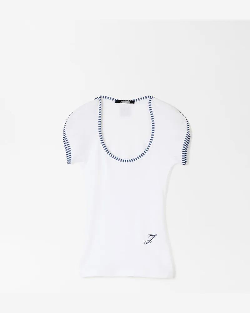 Jacquemus The Espiral T-shirt - White White