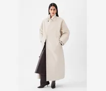 The Trapezi Trench Coat - Off-White