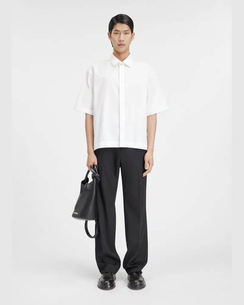 Jacquemus The Short-sleeve Shirt - White White