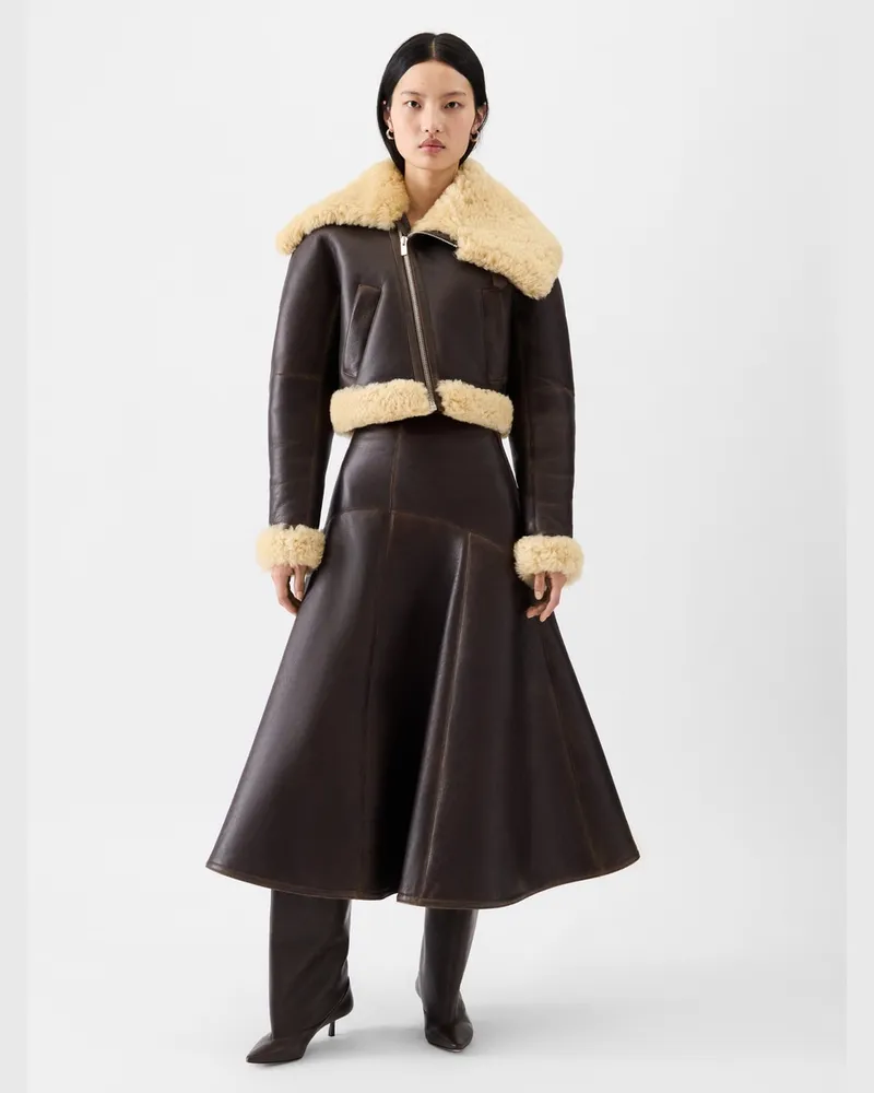 Jacquemus The Aviatore Jacket - Dark Brown Dark