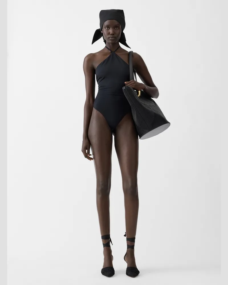Jacquemus The Bastide Swimsuit - Black Black