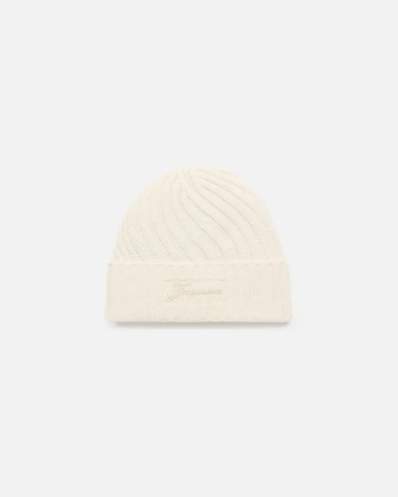 Jacquemus Le Bonnet Tourni - Weiß Cremeweiß