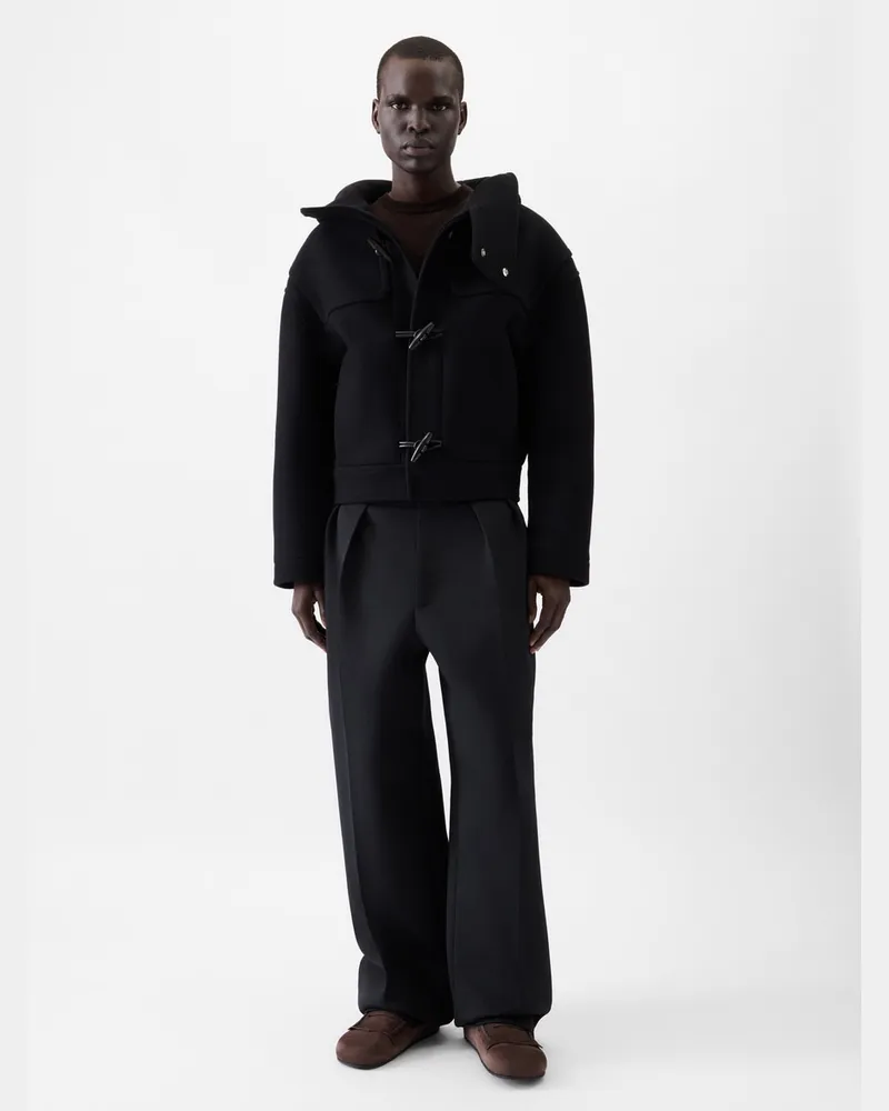 Jacquemus The Cabana Duffle Coat - Black Black