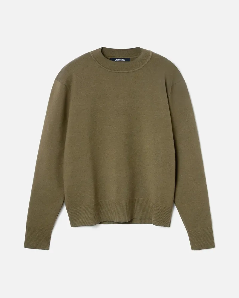Jacquemus The Piqué Sweater - Multi Khaki Multi