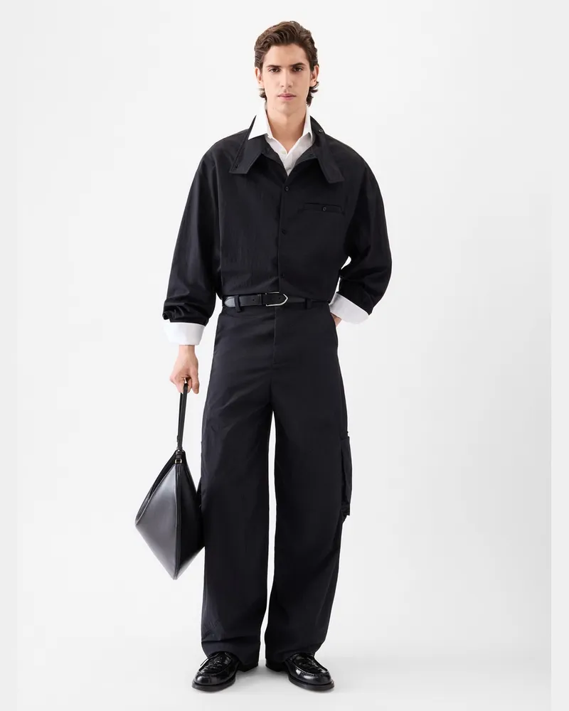 Jacquemus The Molino Cargo Pants - Black Black