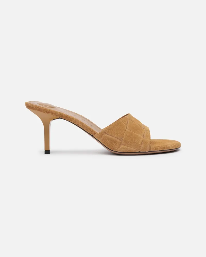 Jacquemus The Cubisto Mules - Camel Camel